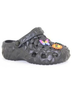 Yoki Kids Treek Y Clog Black