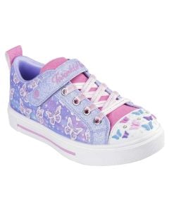 Skechers Kids Twinkle Toes Tinkle Sparks Ombre Flutter Lavender Multi