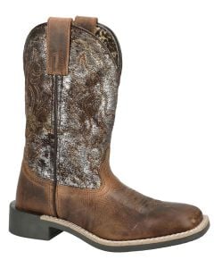 Smoky Mountain Boots Kids Sadie Brown Metallic