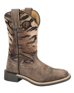 Smoky Mountain Boots Kids Safari Brown Tiger