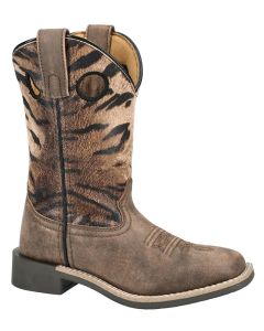 Smoky Mountain Boots Youth Safari Brown Tiger