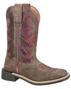 Smoky Mountain Boots Kids Willow Brown Pink