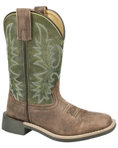 Smoky Mountain Boots Kids Harrison Brown Green