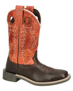 Smoky Mountain Boots Kids Dusty Chocolate Burnt Orange