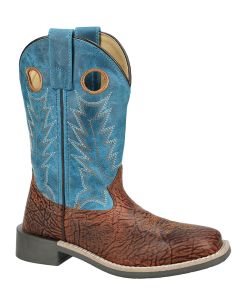 Smoky Mountain Boots Youth Frontier Brown Denim