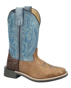 Smoky Mountain Boots Kids Cole Brown Denim