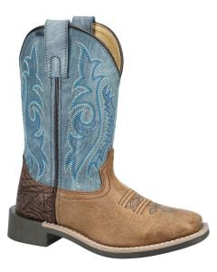 Smoky Mountain Boots Youth Cole Brown Denim