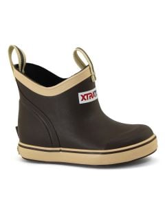 XTRATUF Kids Ankle Deck Boot Brown