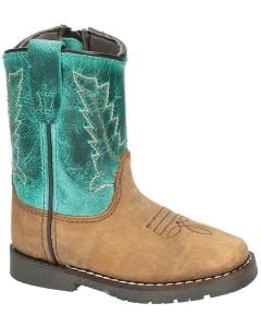 Smoky Mountain Boots Toddlers Autry Brown Turquoise