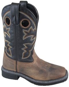 Smoky Mountain Boots Kids Stampede Brown Black