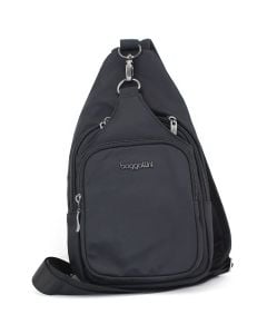 Baggallini Central Park Sling Black Nylon