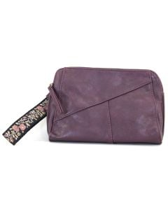 Joy Susan Gigi Wrist Strap Dark Plum