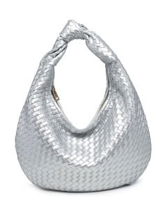 Jen & Co. Valentina Woven Silver