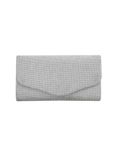 Nima Evening Clutch Handbag Pewter