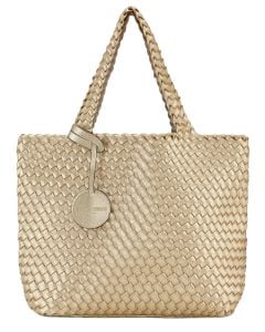 Ilse Jacobsen Woven Tote Silver