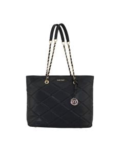 Ellen Tracy Quilt Tote Black