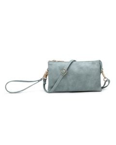 Jen & Co. Riley Wristlet Light Teal