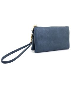 Jen & Co. Riley Wristlet Indigo