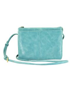 Joy Susan Liv Multi Pocket Crossbody Sky Blue