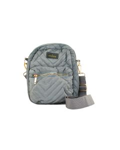 Kedzie Cloud 9 Quilted Crossbody Grey