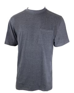 outrageous inc Heather Pocket Tee Charcoal