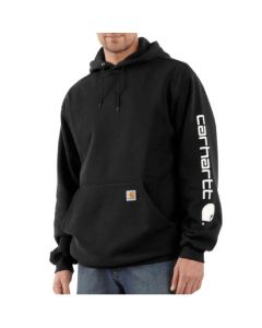 Carhartt Loose Fit Logo Hoodie Black