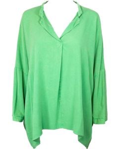 Easel Ss Dolman Tunic Applegrn