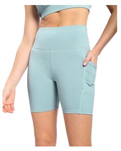 Mono B Essential Sweetheart Biker Short Plus Blue Grey