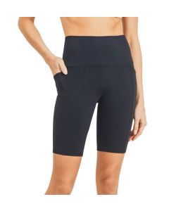 Mono B Tapered Band Essential Biker Shorts Plus Black