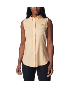 Columbia Sportswear PFG Tamiami Sleeveless Top Peach Fizz