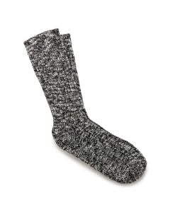 Birkenstock Cotton Slub Socks Black Grey