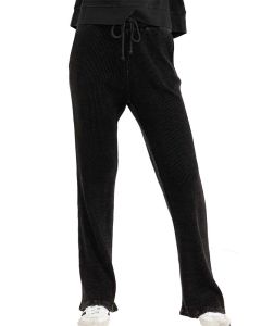 Hyfve Lucky Break Wide Leg Pants Black