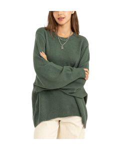 Hyfve Relaxing Retreat Oversized Sweater Grey Green