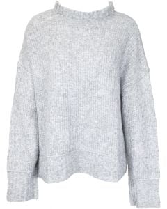 Blu Pepper Ls Moch Sweater Grey