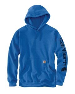 Carhartt Loose Fit Logo Hoodie Beacon Blue Heather