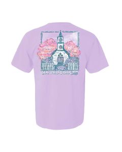 Southern Fried Cotton Church Bells T-Shirt Orchid
