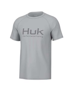 Huk Pursuit Short Sleeve Performance Crew Harbor Mist