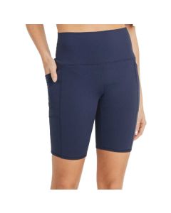 Mono B Tapered Band Essential Biker Shorts Dark Navy