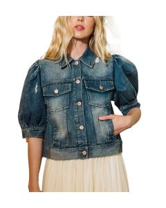 Oddi Denim Washed Jacket Washed Denim