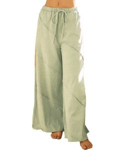 Oddi Washed Wide Leg Sweatpants Washed Sage