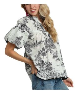 Umgee USA Two Tone Landscape Top Black