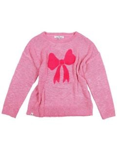 Simply Southern Everyday Bow Sweater Pink