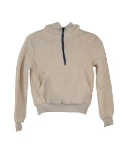 Stillwater Supply Co. Girls 1/4 Zip Pullover Ivory