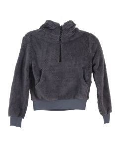 Stillwater Supply Co. Girls 1/4 Zip Pullover Charcoal