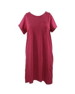 Stillwater Supply Co. Ladies Slub T-Shirt Dress Berry