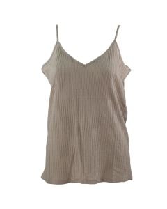 Stillwater Supply Co. Ladies Ribbed Tank Beige