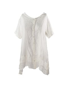 Stillwater Supply Co. Ladies Embroidered Top White