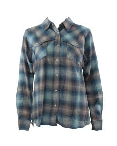 Canyon Guide Ladies Dolly West Flannel Turquoise