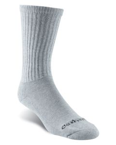 Carhartt 3 Pack Crew Work Sock Grey Socks