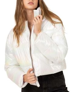 Hyfve Ice Cold Puffer Jacket Chrome